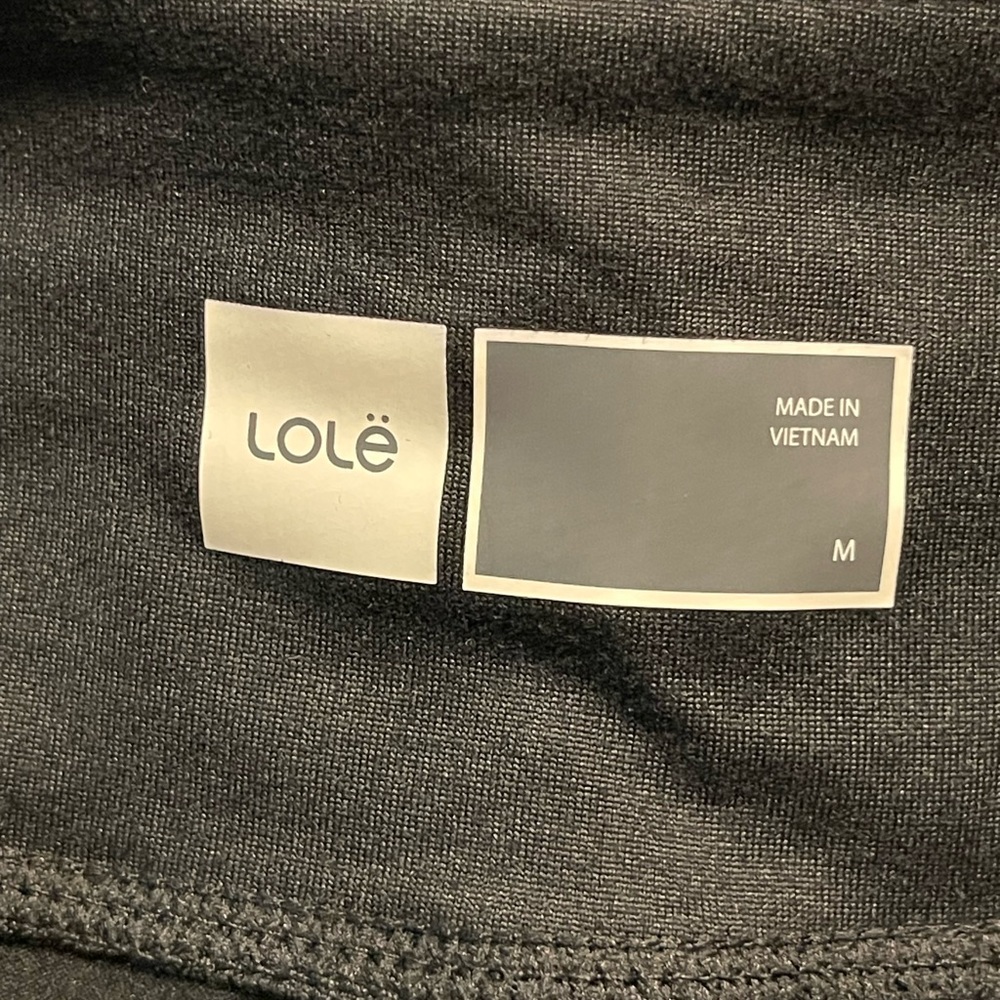 Lolë Ladies Lounge Jogger NWOT - Black Size Medium with Side Pockets - Picture 4 of 6